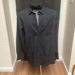 Huager -Dongda dress shirt, size 42, green/black